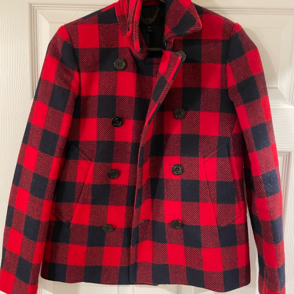 J Crew Buffalo Plaid Jacket